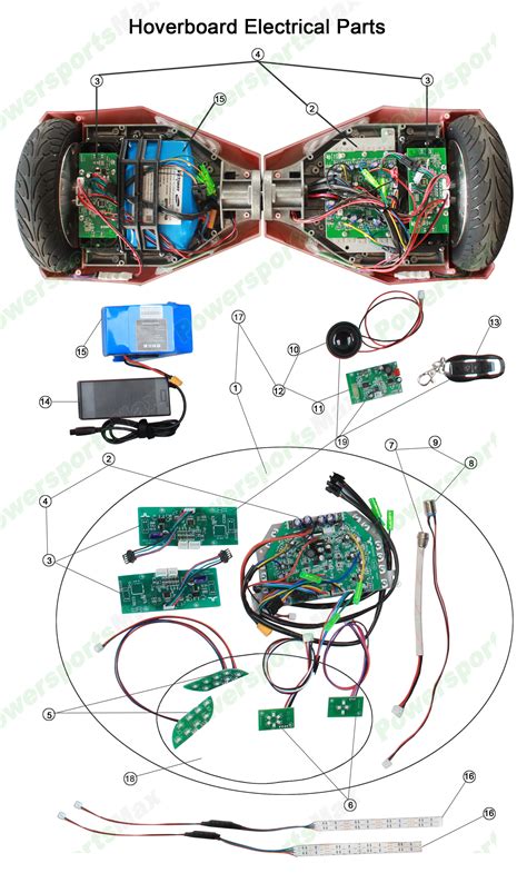 8 Hoverboard Electric Hoverboard Parts