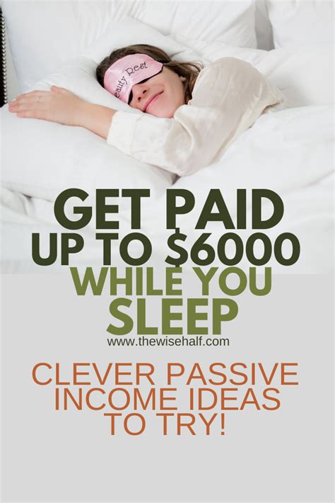 10 Legit Passive Income Ideas Make Money While You Sleep Artofit