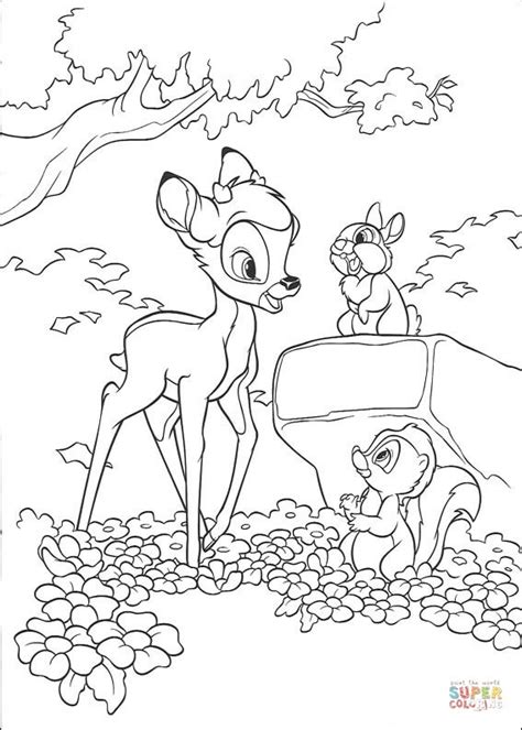 61 Bambi Coloring Pages - ColoringPagesOnly.com