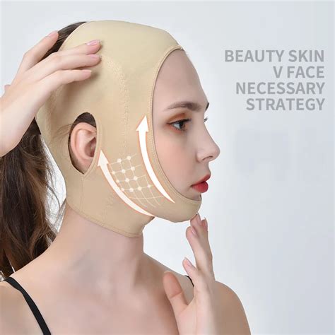 V Line Face Shaper Elastic Face Slimming Bandage Women Chin Cheek Lift