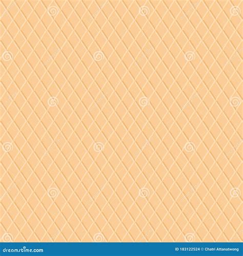 Wafer Texture Seamless Pattern Vector Background