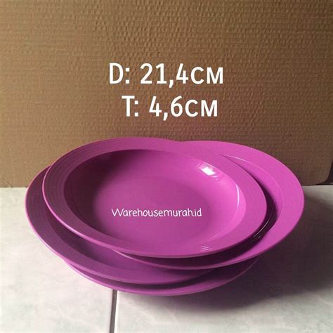 Large Deep Plate Pcs Piring Besar By Tupperware Lazada Indonesia