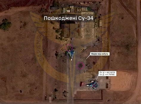 画像ギャラリー ロシア軍の空軍基地に大打撃？「難敵」航空機をウクライナ軍が破壊か 弾薬庫は壊滅 衛星画像で明らかに 乗りものニュース