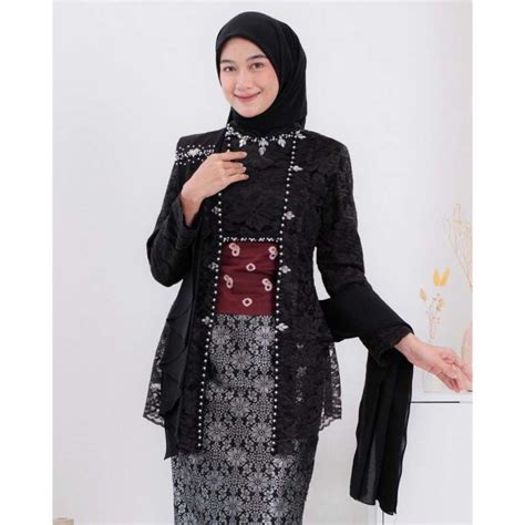 Promo Set Kebaya Kutu Baru Wisuda Modern Kebaya Set Tunik Lamaran