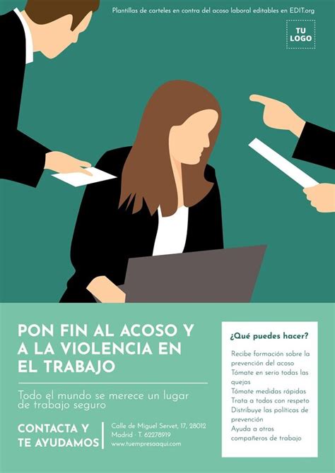 Carteles En Contra Del Acoso Laboral Y Sexual