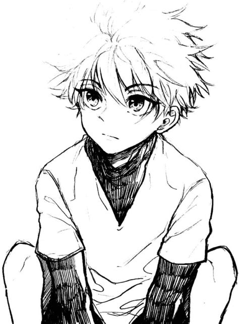 Killua Zoldyck Coloring Pages Printable For Free Download