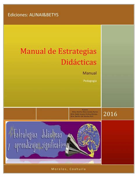 Manual Estrategias Didácticas Tutorial Completa En Pocas Palabras