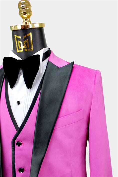 Pink Velvet Tuxedo Piece Gentleman S Guru