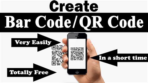 How To Create Bar Code Qr Code Very Easily Totally Free And In A