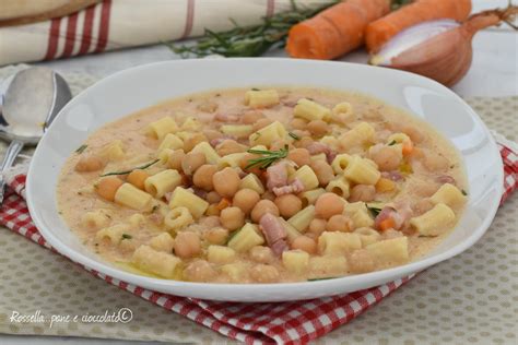 PASTA E CECI CREMOSA E Saporita Ricetta Primo Piatto Veloce