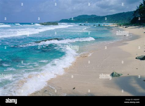 Beach, Long Bay, Jamaica Stock Photo - Alamy