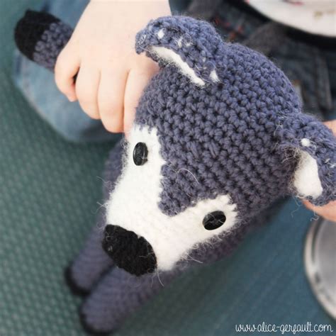 Loup Au Crochet Explications Pour R Aliser Cet Amigurumi Alice