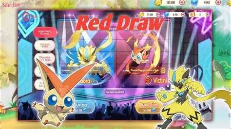 Free Pokemon Red Draw Victini Zeraora Megamon New Update YouTube