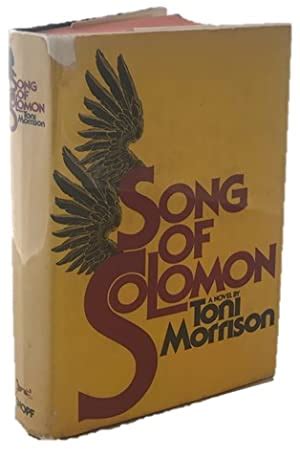 Toni Morrison A Song Of Solomon First Edition De Morrison Toni