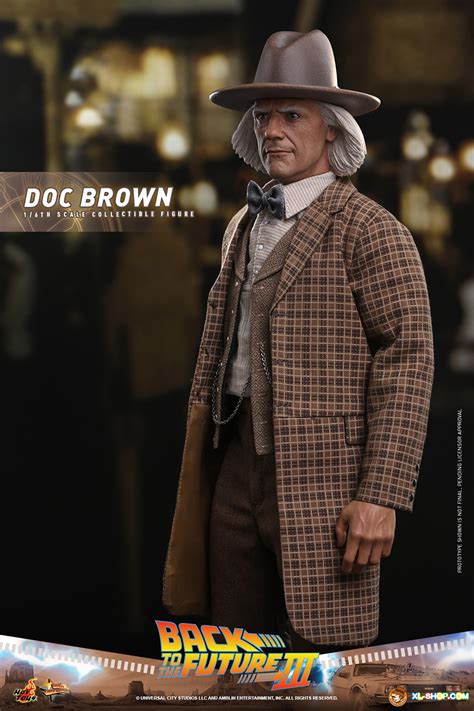 Hot Toys MMS Back To The Future Part III Th Scale Doc Brown Collectible Figure