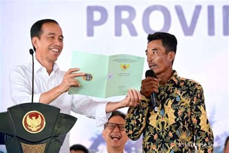 Jokowi Pemerintah Telah Selesaikan 110 Juta Sertifikat Tanah