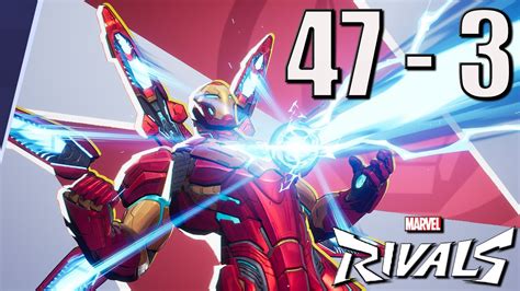 Pro Iron Man Gameplay 47 Kills Marvel Rivals Closed Alpha Gameplay