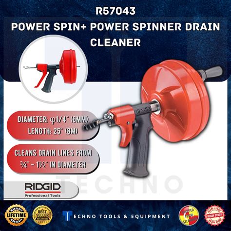 Ridgid Power Spin With Autofeed Drain Cleaner Shopee Philippines