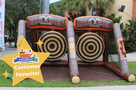 Lumberjack (axe throwing) - Inflatable - JupiterBounce