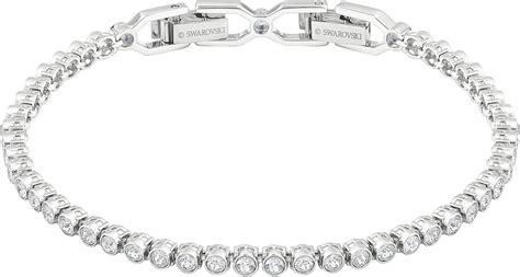 Swarovski Women S Emily Collection Bracelet Brilliant White Crystals With Rhodium