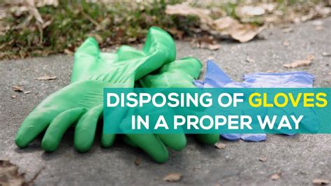 How To Safely Remove And Dispose Of Gloves Youtube