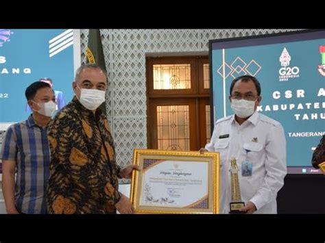 Bupati Zaki Berikan Csr Awards Kepada Perusahaan Youtube