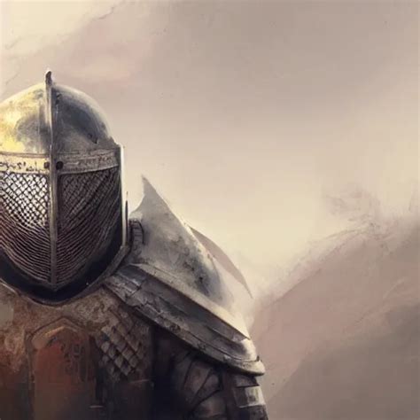 Tired Knight With Dust On His Face Realistic K Stable Diffusion