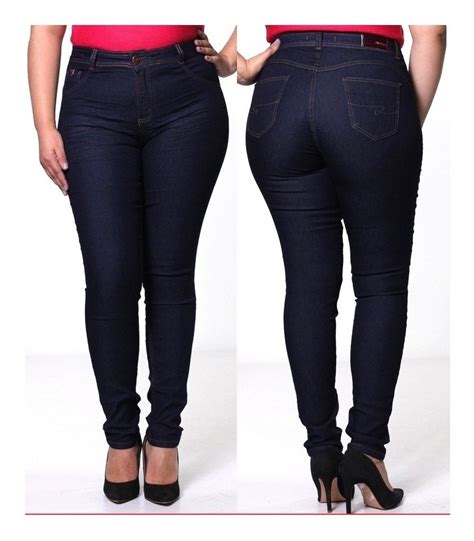 Jeans Plus Size Calça Para Gordinha Tamanho Grande Co Laycra R 69 90