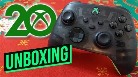 UNBOXING CONTROLE XBOX ESPECIAL 20 ANIVERSÁRIO YouTube