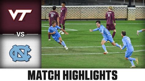 Virginia Tech Vs North Carolina Acc Mens Soccer Highlights 2023 Youtube