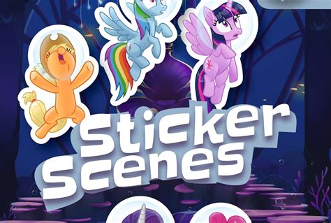 New My Little Pony The Movie Sticker Scene Book Available On Amazon