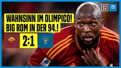 2 Tore In Der Nachspielzeit Lukaku Macht Roma Comeback Perfekt AS Rom