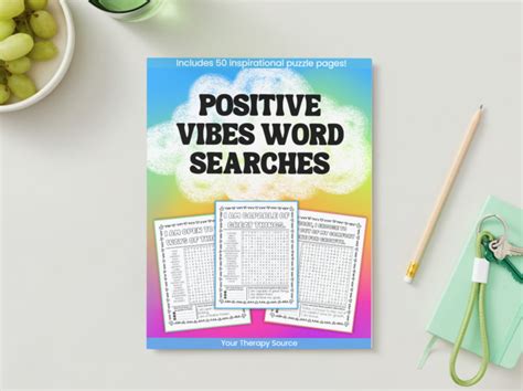 Positive Affirmation Word Search Pdf Your Therapy Source