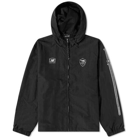 New Balance X Aries AS Roma Pre Game Jacket Black END GB