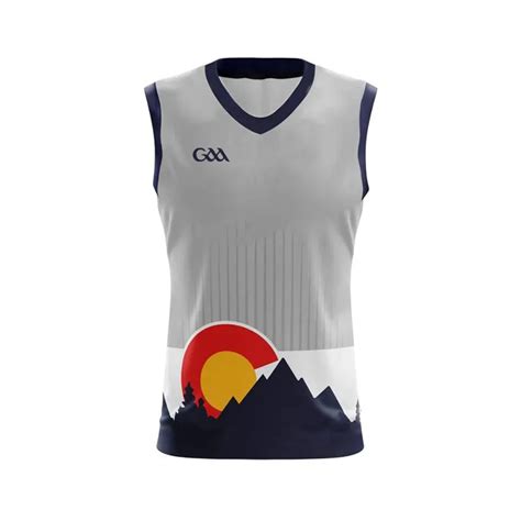 Custom Gaelic Football Gaa Sleeveless Jersey 100 Polyester Made In