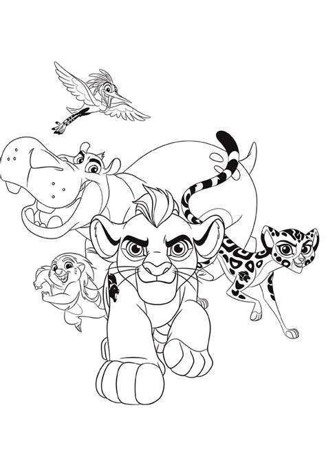 Lion King Printable Coloring Pages