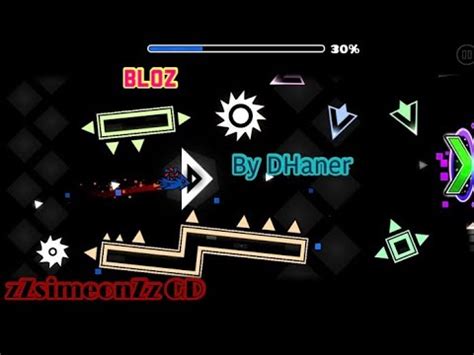 Bloz By Dhaner Easy Demon Geometry Dash Mobile Youtube