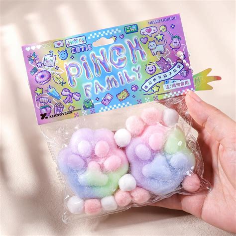 Anboor Cat Paw Squishies Squeeze Toys Soft Stress Relief