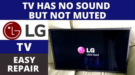 How To Fix LG TV Has No Sound But Not Muted LG TV Sound Problem Easy