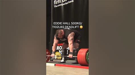 Eddie Hall Deadlift World Record Youtube