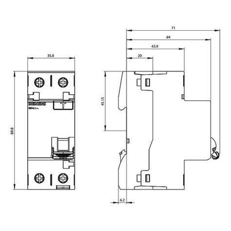 Siemens 5SV4314 0 40A 30MA 230V Faz Nötr Kaçak Akım Koruma Fiyatı