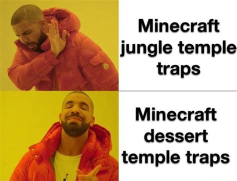 Minecraft jungle temple traps Minecraft dessert temple traps - iFunny