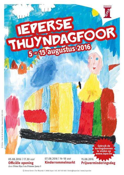 Affiche Voor De Ieperse Thuyndagfoor Met Medewerking Van De