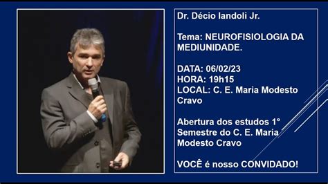 NEUROFISIOLOGA DA MEDIUNIDADE Dr Décio Iandoli Jr YouTube