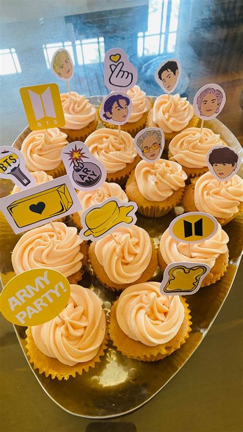 Bts Butter” Cupcakes Bts Cake Bts Birthdays Cute Birthday Cakes