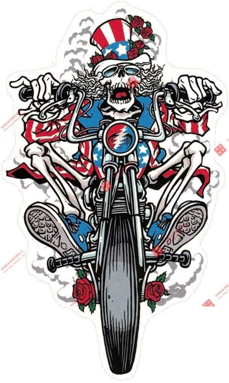 Grateful Dead Moto Sam Sticker Decal With Your Face Sticker Sracing