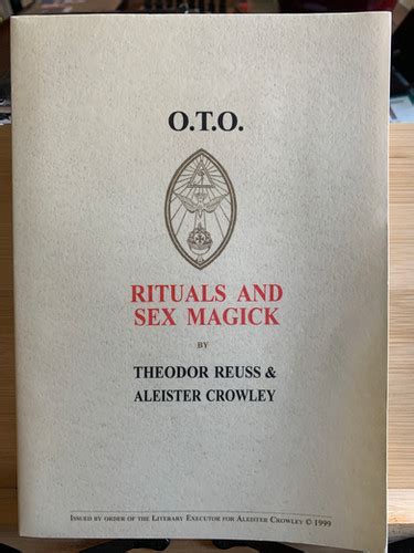 O T O Rituals And Sex Magick Leveret Press