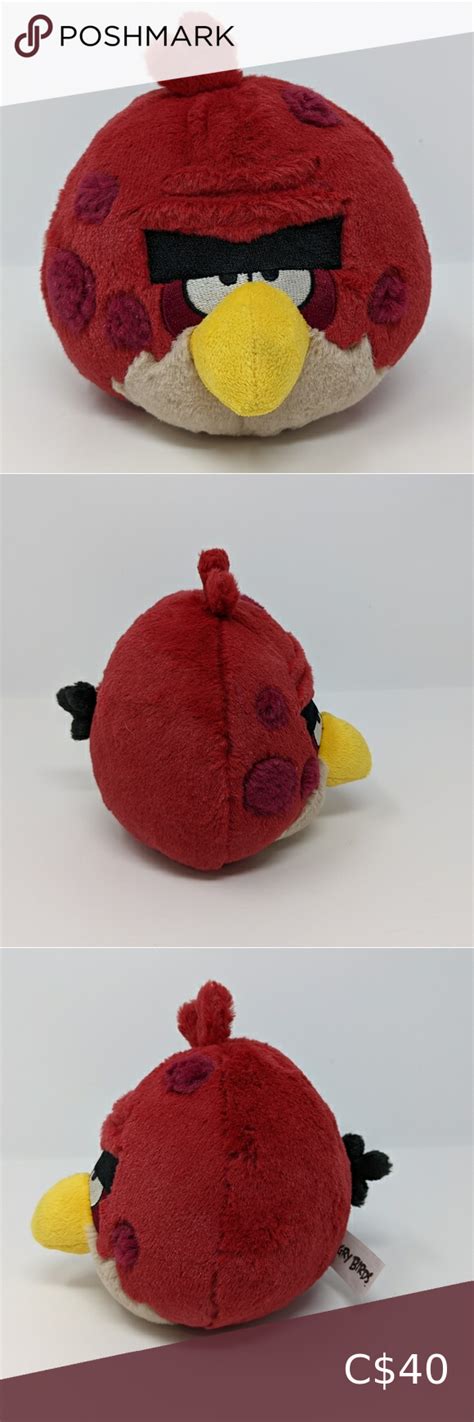 Angry Birds Terence Plush Sound Not Working Red 2010 Commonwealth 5 ...