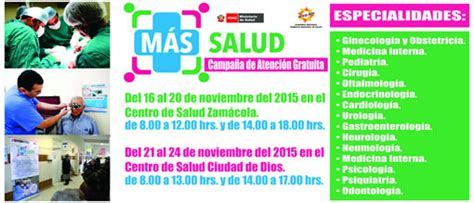 Campa A Mas Salud Gerencia Regional De Salud