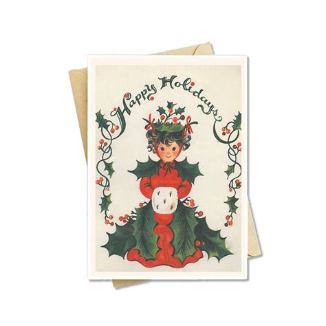 Vintage Style Christmas Cards Old 1920s Pack Of 8 12 Or 25 Repurposed Vintage Style Christmas